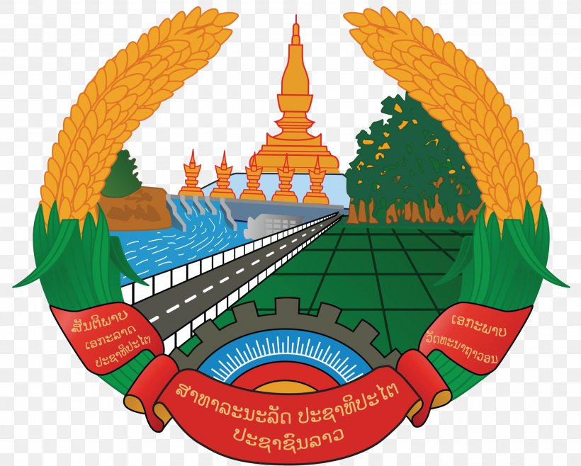 Emblem Of Laos National Coat Of Arms Stock Illustration, PNG, 2000x1606px, Laos, Coat Of Arms, Emblem, Emblem Of Laos, Lao Language Download Free