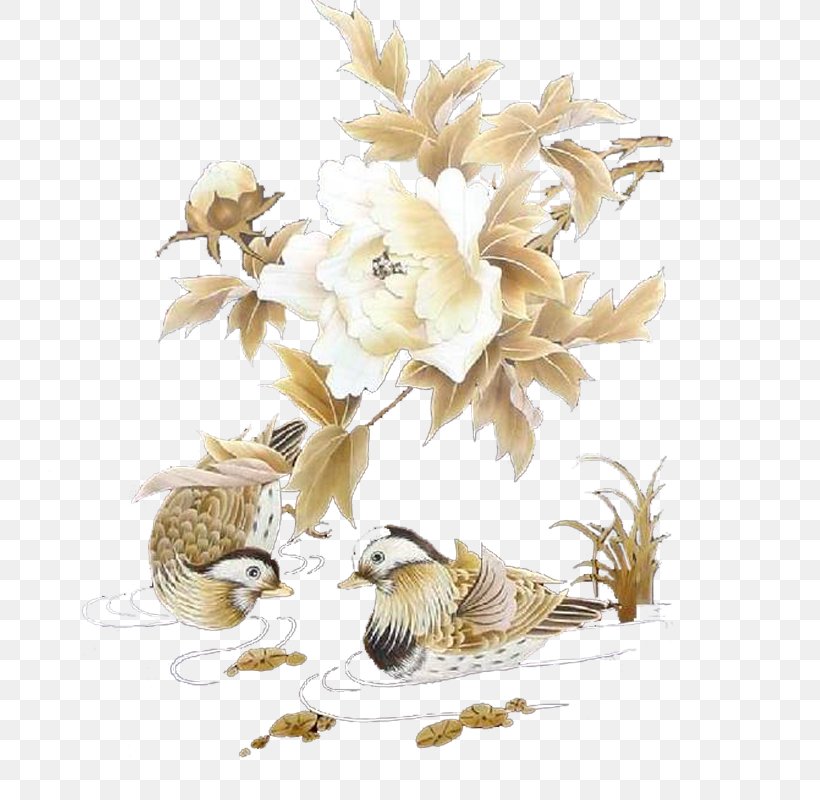 Mandarin Duck Flower, PNG, 800x800px, Mandarin Duck, Abstraction, Cut Flowers, Duck, Floral Design Download Free