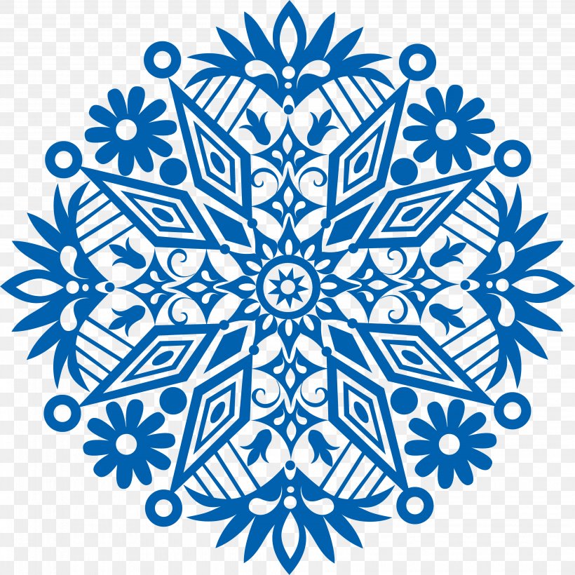 Snowflake Pattern, PNG, 4121x4125px, Snowflake, Area, Artikel, Black And White, Digital Image Download Free