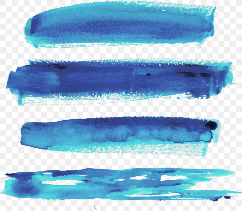 Vector Blue Watercolor Brush Strokes, PNG, 1476x1290px, Watercolor Painting, Aqua, Art, Azure, Blue Download Free