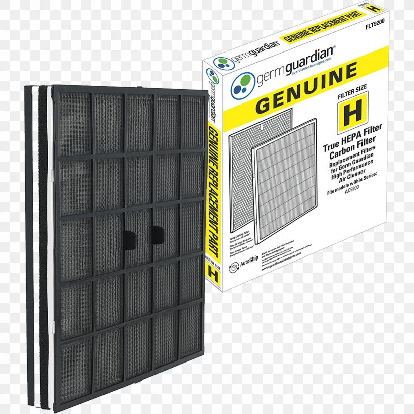 HEPA Air Purifiers Germ Guardian AC4825 Guardian Technologies GermGuardian CDAP4500B Filter, PNG, 1200x1200px, Hepa, Air, Air Purifiers, Carbon Filtering, Dust Download Free