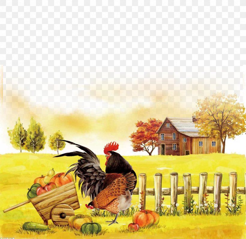 Autumn Poster Illustration, PNG, 1654x1606px, Autumn, Beak, Bird, Brown, Cartoon Download Free