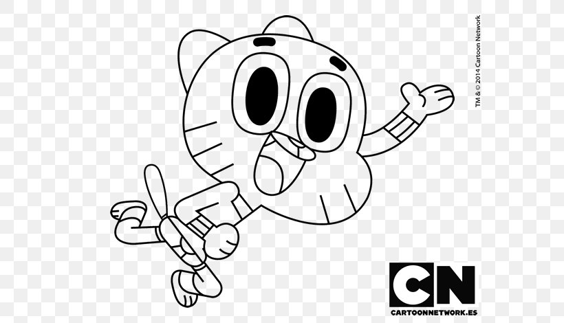 Gumball Watterson Drawing Cartoon Network Rigby Image, PNG, 600x470px, Watercolor, Cartoon, Flower, Frame, Heart Download Free