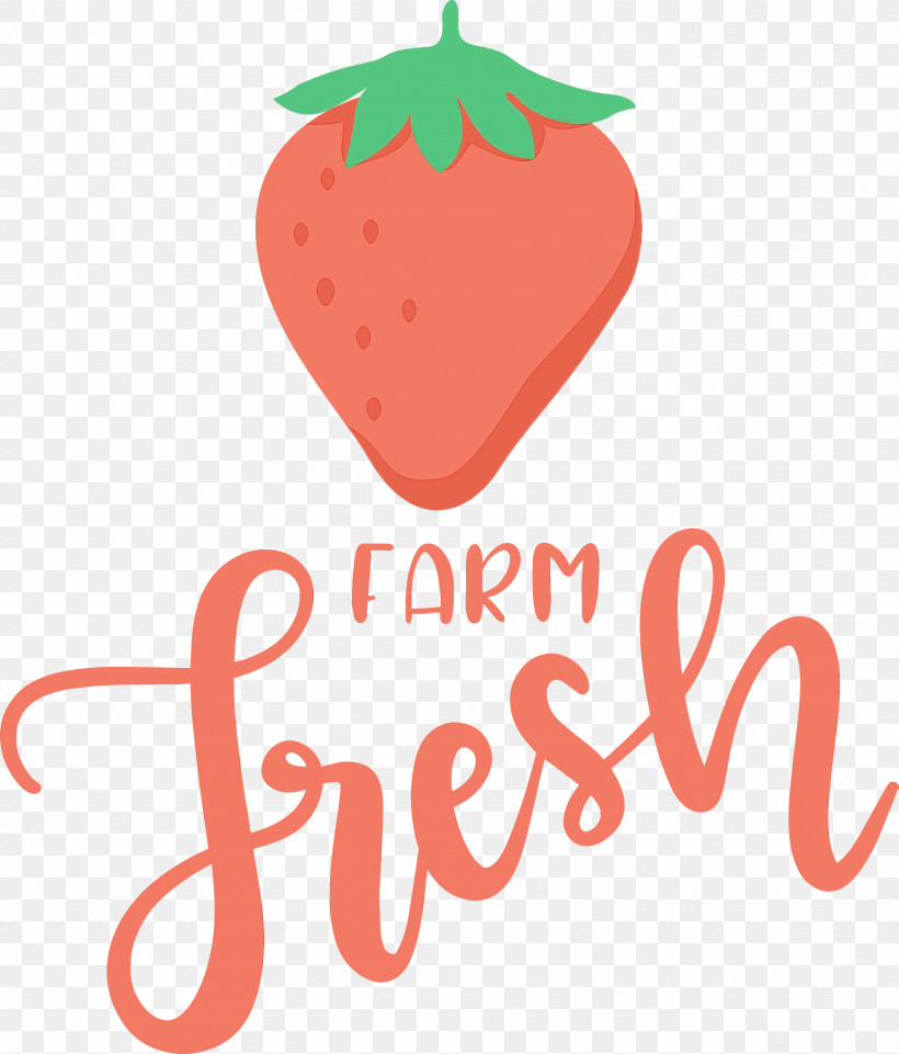 Strawberry, PNG, 2558x3000px, Farm Fresh, Farm, Fresh, Fruit, Logo Download Free