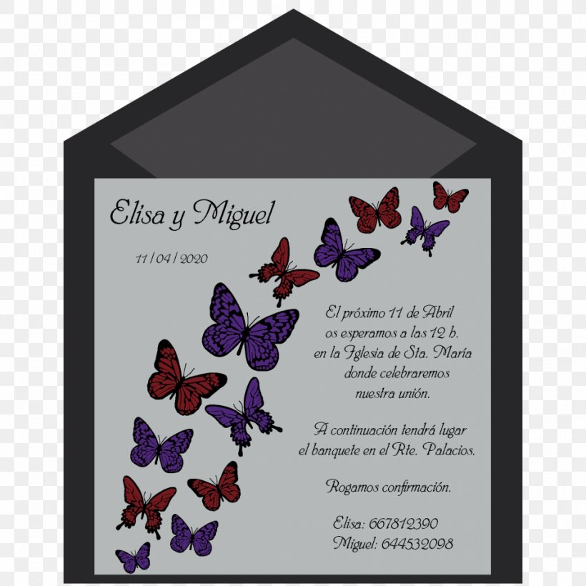 Wedding Invitation Convite Butterflies And Moths Color, PNG, 950x950px, Wedding Invitation, Butterflies And Moths, Color, Convite, Flight Download Free