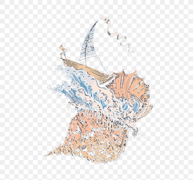 Sea Snail Illustration, PNG, 600x765px, Sea, Animal, Aquatic Animal, Cartoon, Feather Download Free