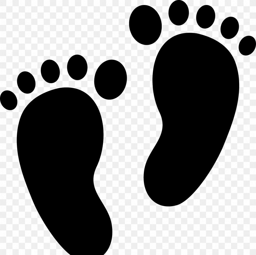 Silhouette Foot Clip Art, PNG, 2455x2455px, Silhouette, Art, Black, Black And White, Drawing Download Free