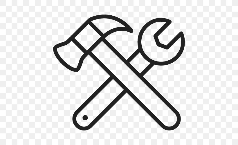 Spanners Tool Royalty-free, PNG, 500x500px, Spanners, Adjustable Spanner, Area, Black And White, Can Stock Photo Download Free
