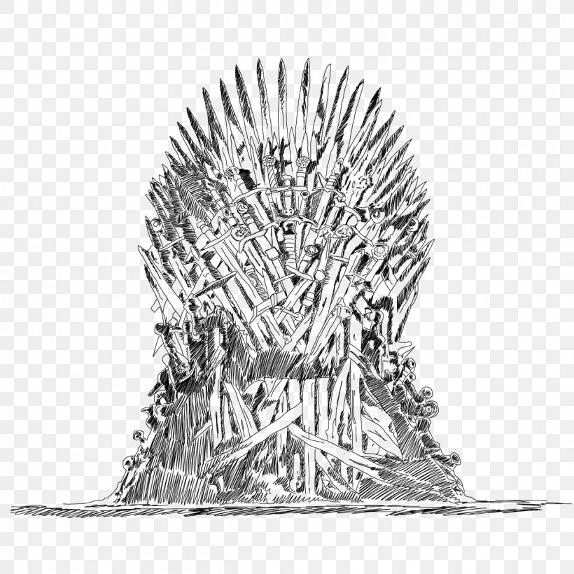 A Game Of Thrones Drawing Line Art, PNG, 1200x1200px, Game Of Thrones, Artwork, Black And White, Drawing, Fernsehserie Download Free