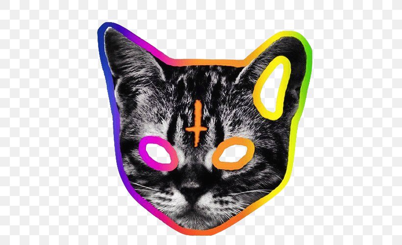 Odd Future T-shirt Camp Flog Gnaw Carnival Tron Cat, PNG, 500x500px, Odd Future, Art, Black Cat, Camp Flog Gnaw Carnival, Carnivoran Download Free