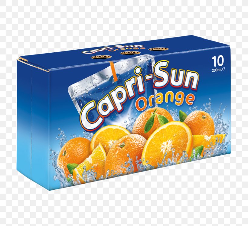 Orange Juice Orange Drink Nectar Capri Sun, PNG, 747x747px, Juice, Blackcurrant, Capri Sun, Citric Acid, Concentrate Download Free