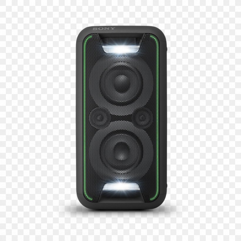 Sony GTK-XB5 Wireless Speaker Loudspeaker Sound, PNG, 1000x1000px, Sony, Audio Signal, Bass, Bluetooth, Electronics Download Free