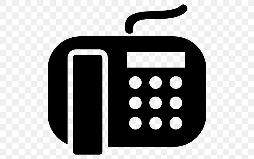 Telephone Call Mobile Phones Satellite Phones Home & Business Phones, PNG, 512x512px, Telephone, Black, Black And White, Business, Customer Service Download Free