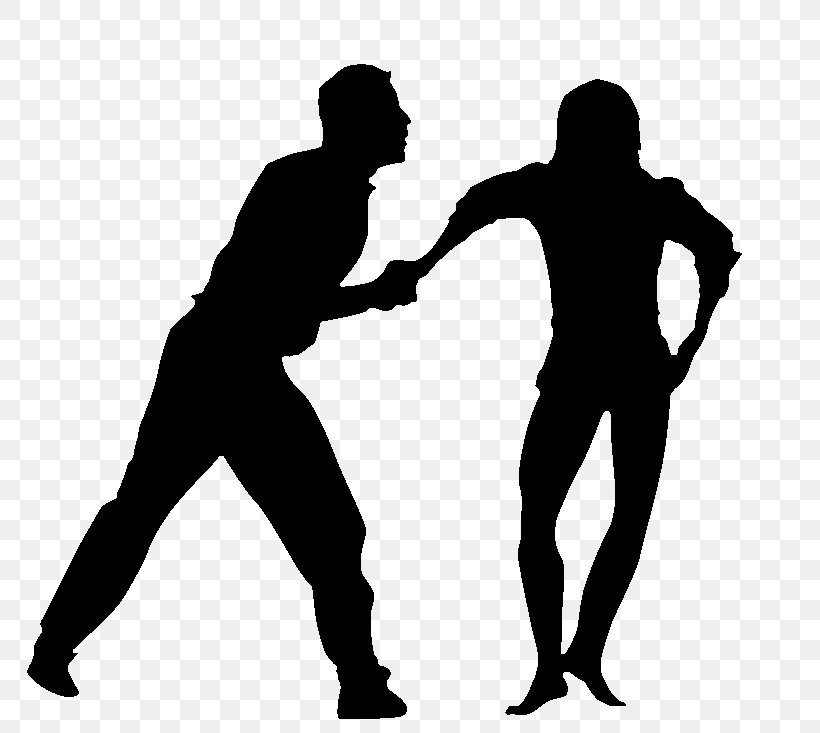 Dance Violence Person Clip Art, PNG, 800x733px, Dance, Aggression, Arm, Black, Black And White Download Free