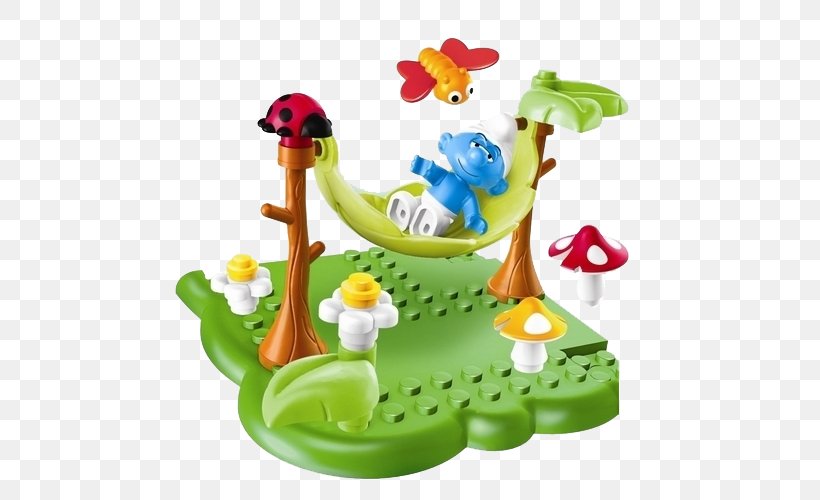 De Smurfen Luilaksmurf Papa Smurf Mega Brands The Smurfs, PNG, 500x500px, De Smurfen, Baby Toys, Character, Construction Set, Drawing Download Free
