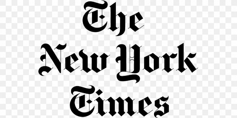 New York City Logo The New York Times Newspaper Symbol, PNG, 1000x499px, New York City, Area, Black, Black And White, Brand Download Free