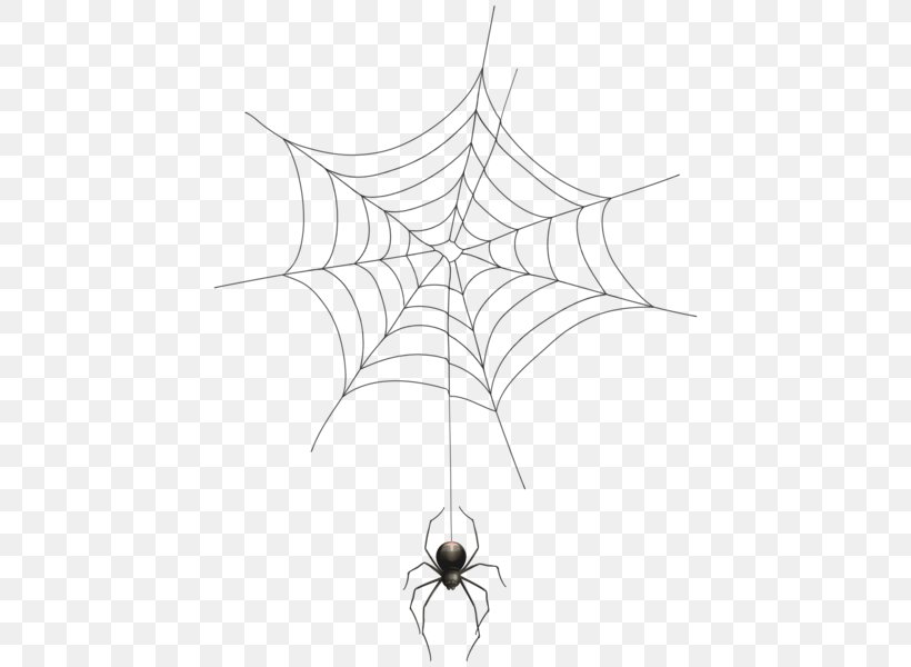 Spider Web Halloween Clip Art, PNG, 442x600px, Spider, Black And White, Drawing, Halloween, Invertebrate Download Free