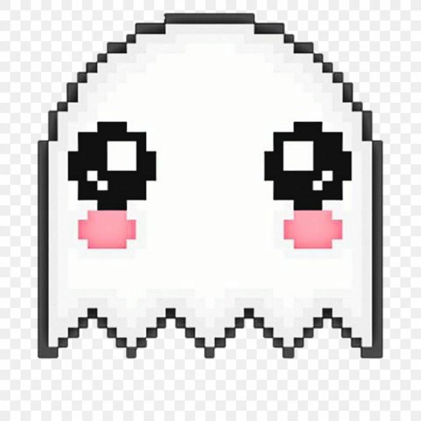 Kavaii Ghost, PNG, 1024x1024px, Kavaii, Android, Black, Emoticon, Gfycat Download Free