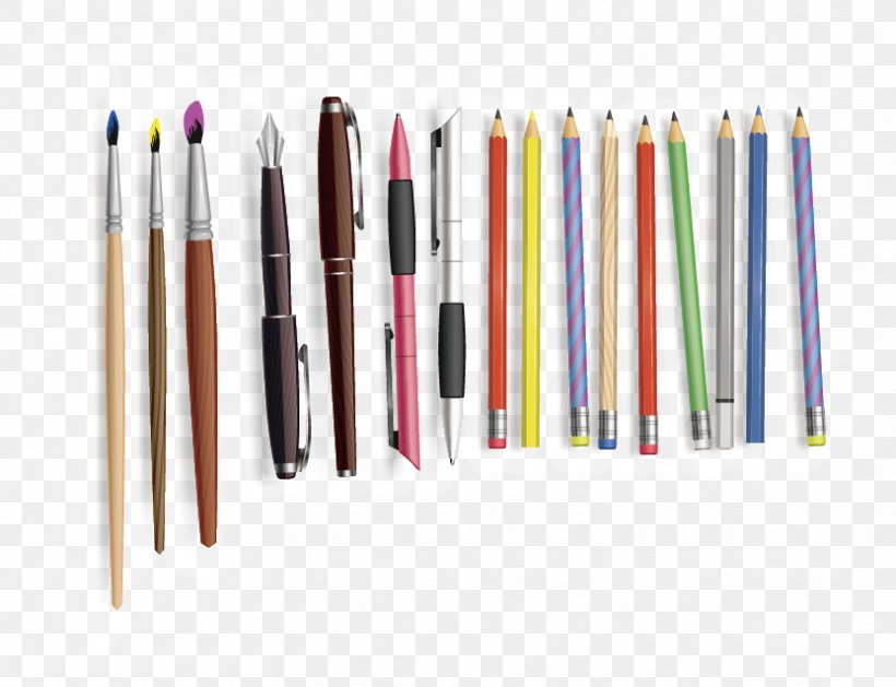 Pencil Ballpoint Pen Watercolor Painting Gratis, PNG, 832x639px, Pen, Ballpoint Pen, Brand, Brush, Gratis Download Free