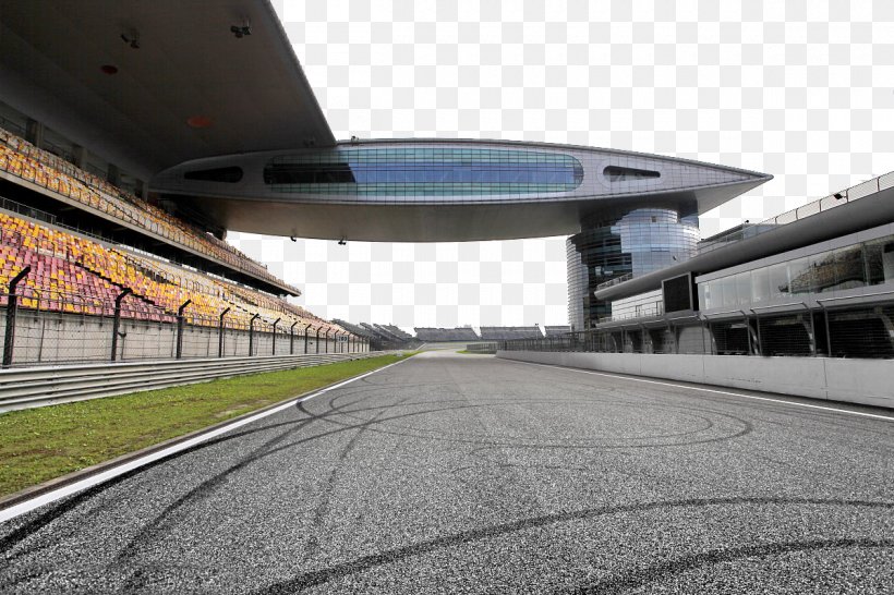 car racing stadium