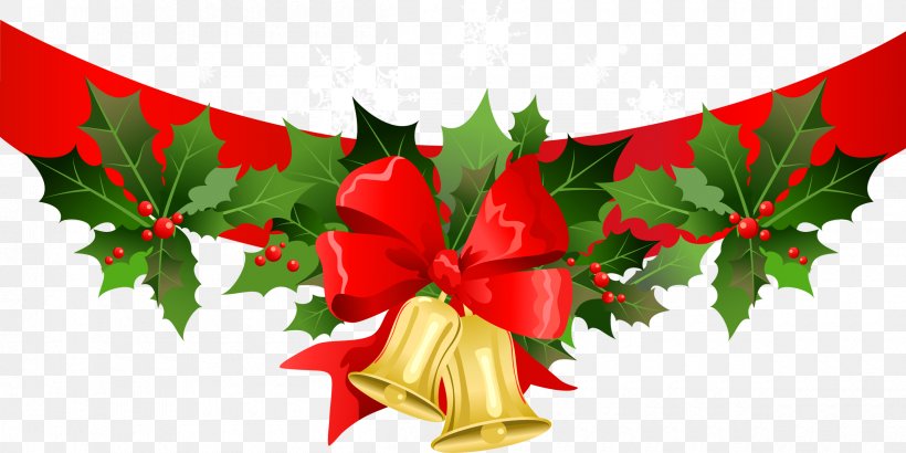 Christmas Santa Claus Clip Art, PNG, 2400x1201px, Christmas, Banner, Christmas And Holiday Season, Christmas Decoration, Christmas Lights Download Free