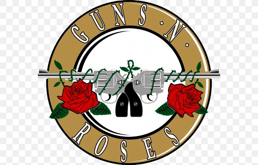 Guns N' Roses VIXX Clip Art Image Sticker, PNG, 580x527px, Guns N Roses, Cartoon, Cdr, Clock, Decal Download Free