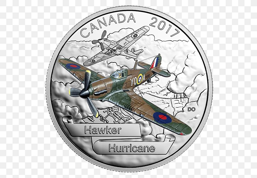 Hawker Hurricane World War II Aircraft Airplane, PNG, 570x570px, Hawker Hurricane, Aircraft, Airplane, Coin, Coin Set Download Free