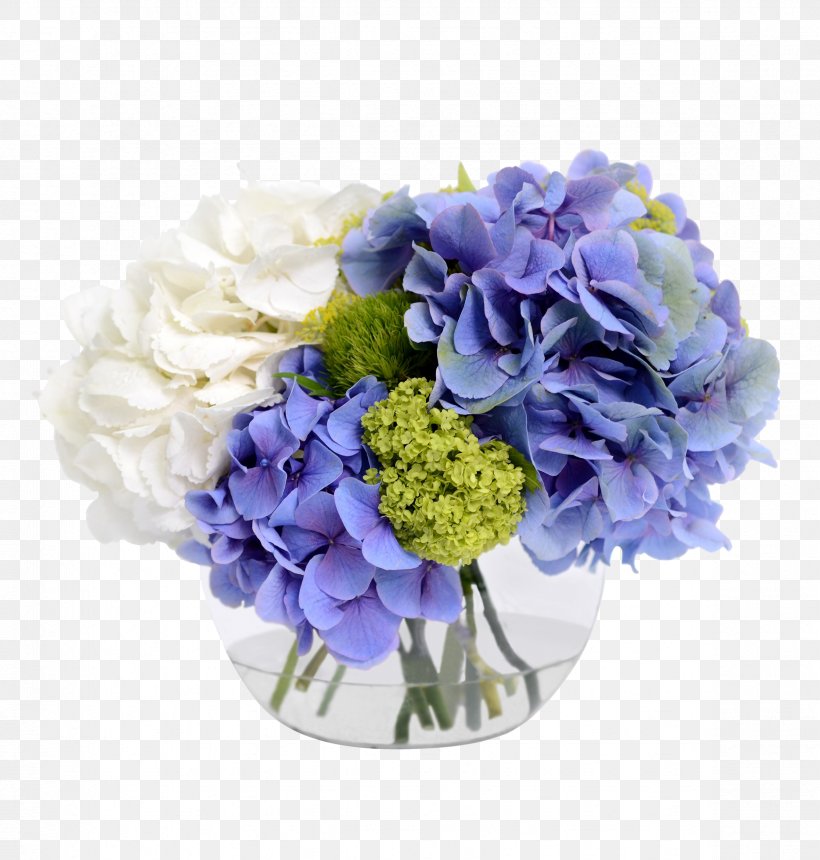 Hydrangea Flower Bouquet Floral Design Cut Flowers, PNG, 2362x2480px, Hydrangea, Artificial Flower, Blue, Cornales, Cut Flowers Download Free