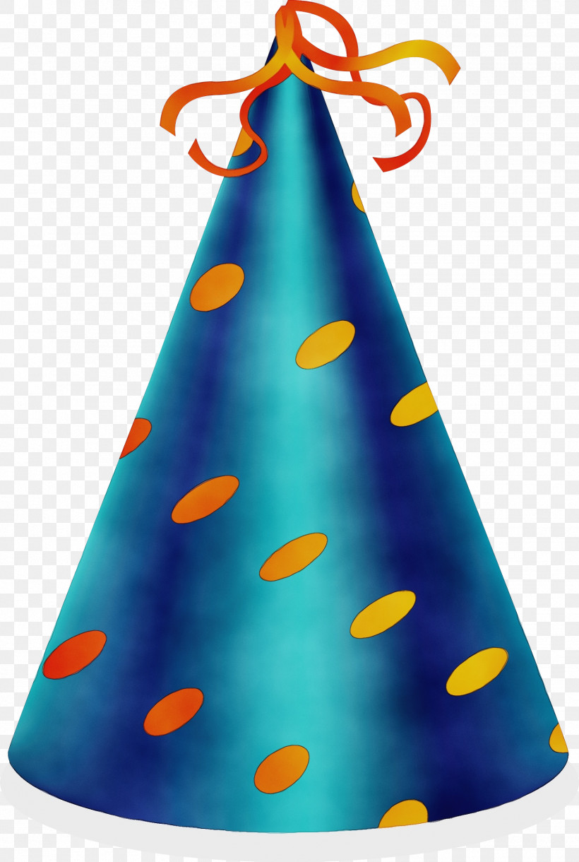 Party Hat, PNG, 1519x2260px, Watercolor, Blue, Christmas Decoration, Christmas Tree, Cone Download Free