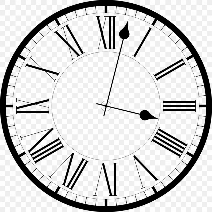 Clock Face Watch Clip Art Alarm Clocks, PNG, 1024x1024px, Clock, Aiguille, Alarm Clocks, Analog Watch, Antique Download Free