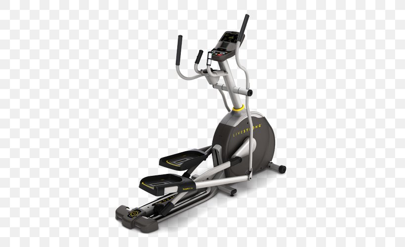 Elliptical Trainers Livestrong Foundation Exercise Equipment Fitness Centre, PNG, 500x500px, Elliptical Trainers, Aerobic Exercise, Barbell, Bicycle, Elliptical Trainer Download Free