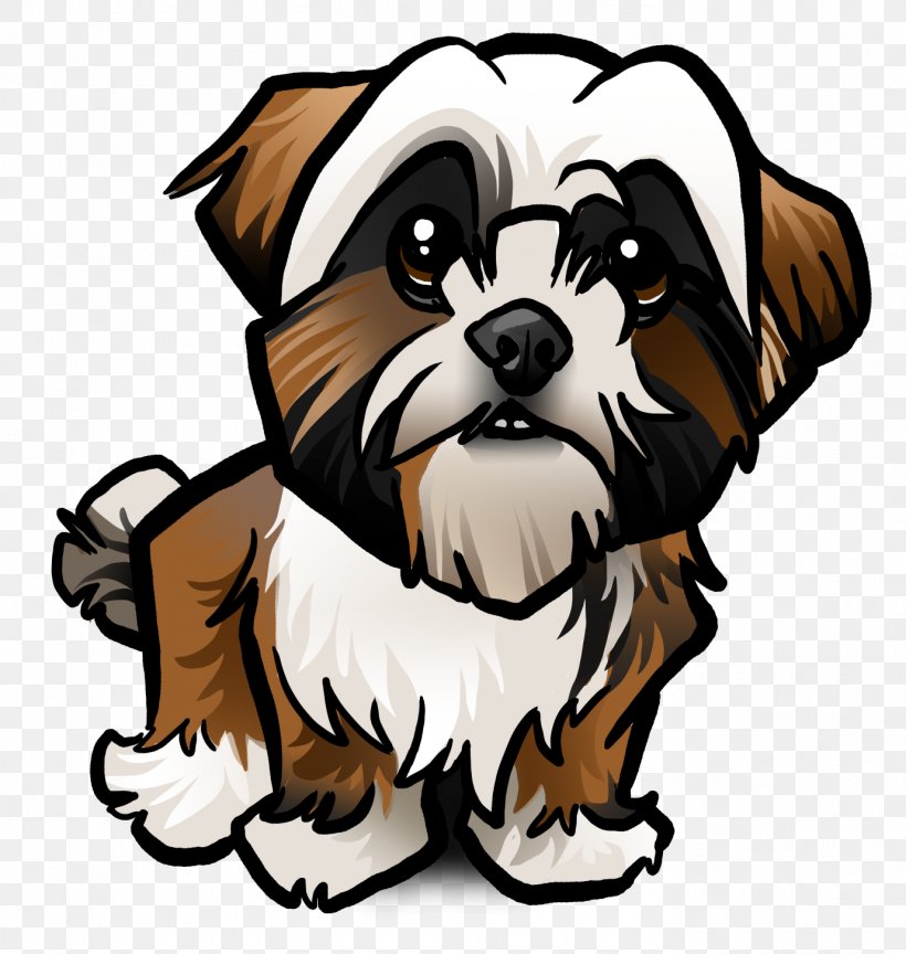 Shih Tzu French Bulldog Lhasa Apso Puppy, PNG, 1379x1454px, Shih Tzu, Animal, Bulldog, Canidae, Caricature Download Free