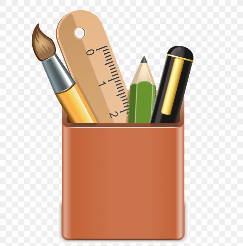 Pencil Tool Ruler, PNG, 970x982px, Pencil, Brush Pot, Cartoon, Drawing, Ink Brush Download Free