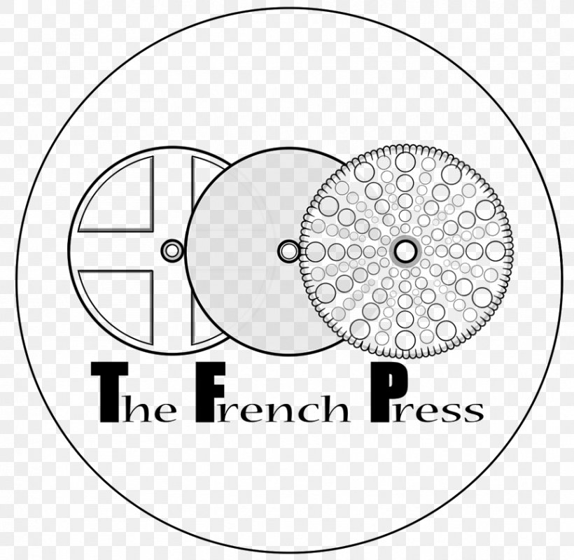 The French Press Coffee Cafe Cape Harbour Drive Bakery, PNG, 863x843px, French Press, Area, Bakery, Black And White, Cafe Download Free