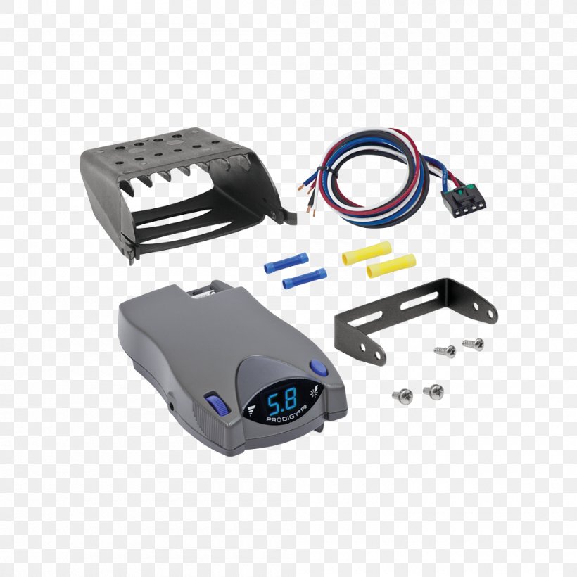 Trailer Brake Controller Tekonsha Prodigy P2 Electronic Brake Control 90885 Electric Friction Brake, PNG, 1000x1000px, Trailer Brake Controller, Auto Part, Axle, Brake, Caravan Download Free