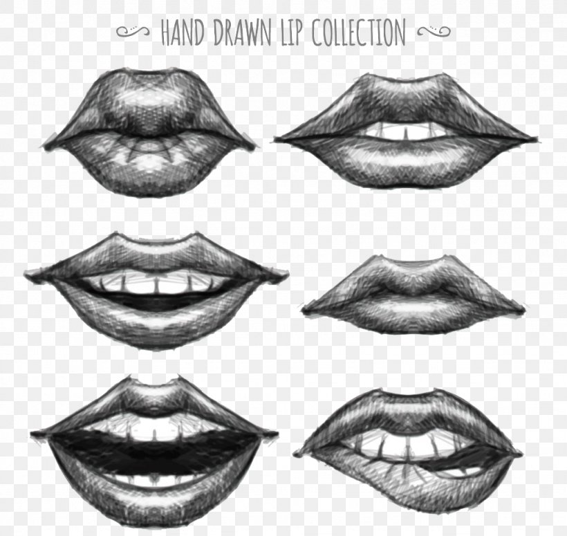 glossy lip color pencil drawing by marcello | Image
