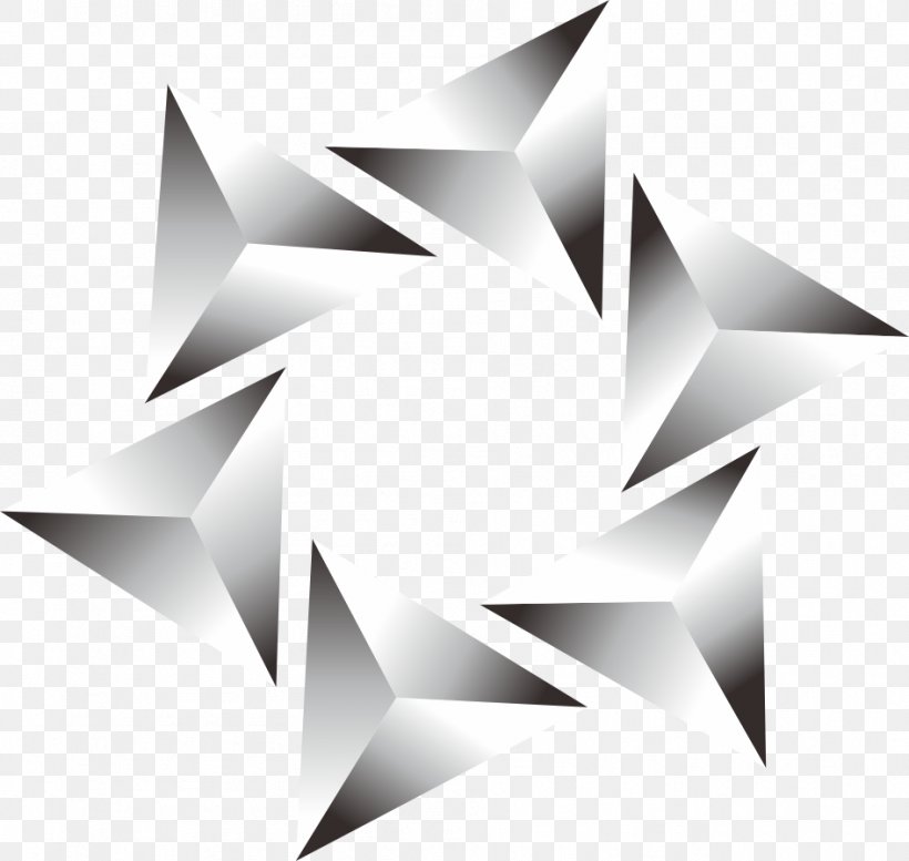 Icon, PNG, 946x897px, Triangle, Black And White, Star, Symmetry Download Free