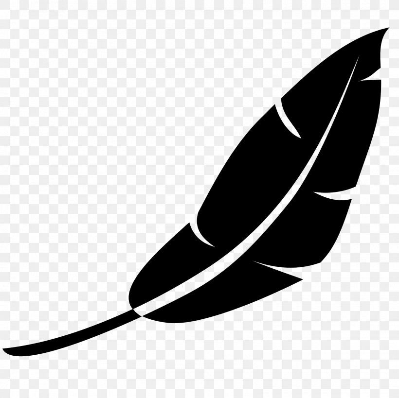 Haiku Vector Icon Format, PNG, 1600x1600px, Haiku Vector Icon Format, Black And White, Feather, Haiku, Leaf Download Free