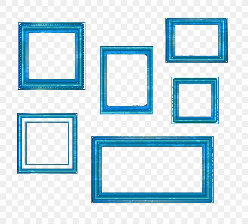 Picture Frame Blue, PNG, 2539x2296px, Picture Frame, Archive, Area, Blue, Designer Download Free
