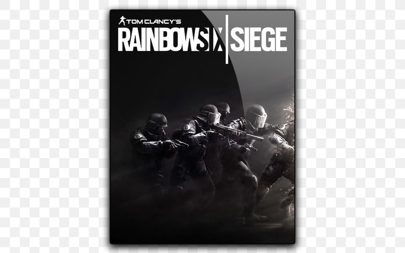 Tom Clancy's Rainbow Six Siege Tom Clancy's Rainbow 6: Patriots Tom Clancy's The Division Ubisoft, PNG, 512x512px, Ubisoft, Black And White, Brand, Firstperson Shooter, Monochrome Download Free