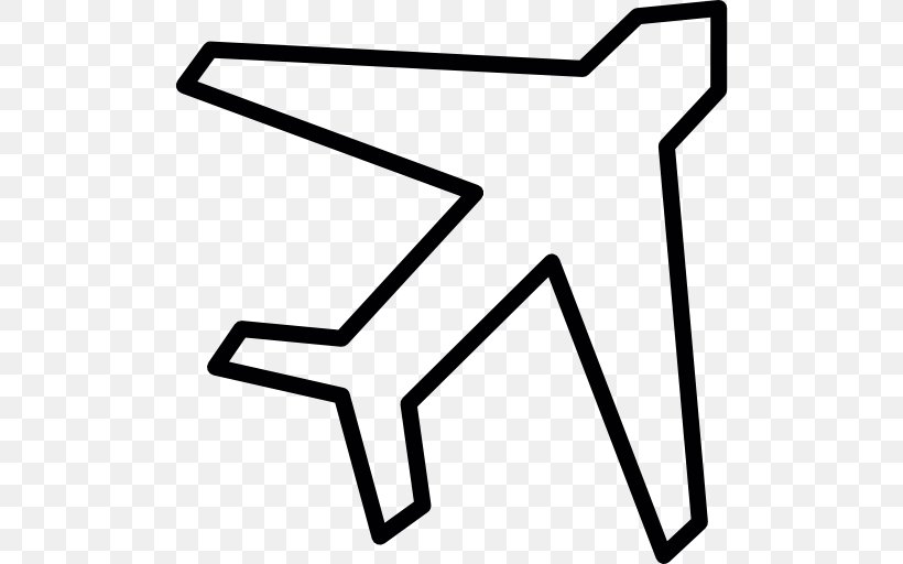 Airplane Aircraft Drawing Clip Art, PNG, 512x512px, Airplane, Aircraft, Area, Black And White, Coloring Book Download Free