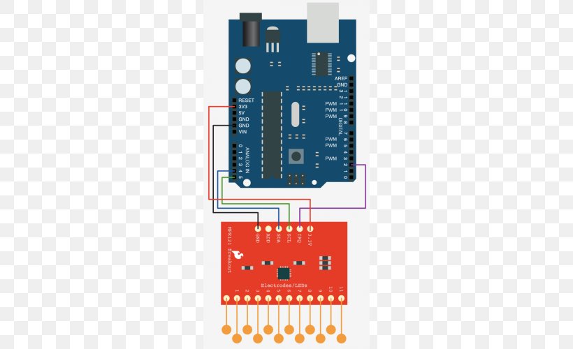 Arduino Electronic Circuit ESP8266 Shift Register Stepper Motor, PNG, 500x500px, Arduino, Avr Microcontrollers, Boot Loader, Breadboard, Circuit Component Download Free
