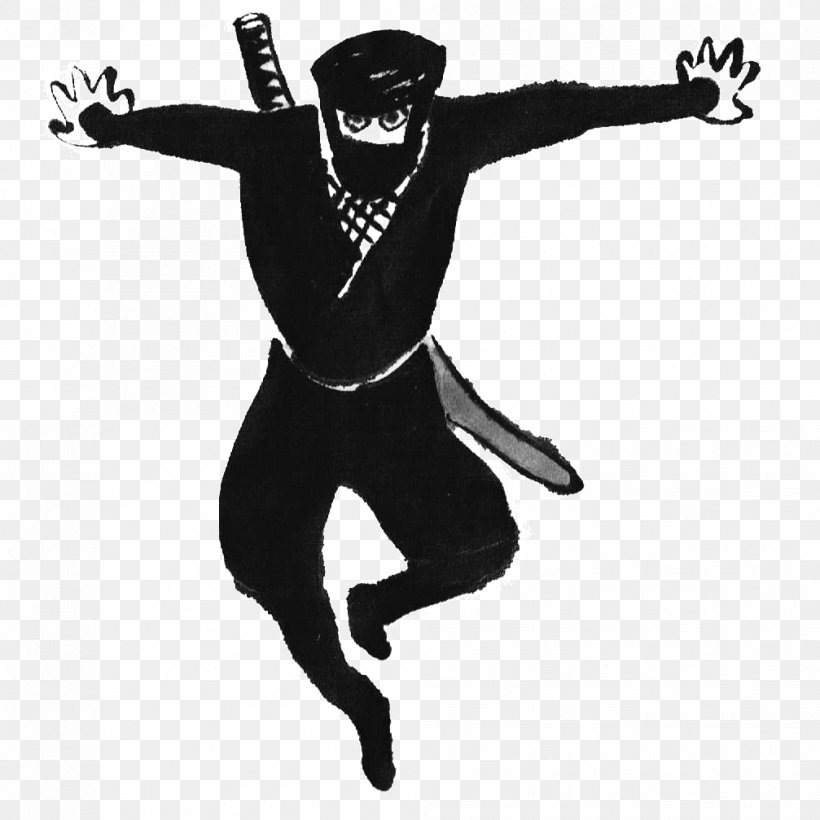 Ninja Suse Person Narrow Road To The Interior Athlete, PNG, 1007x1007px, Ninja, Athlete, Black And White, Character, Costume Download Free