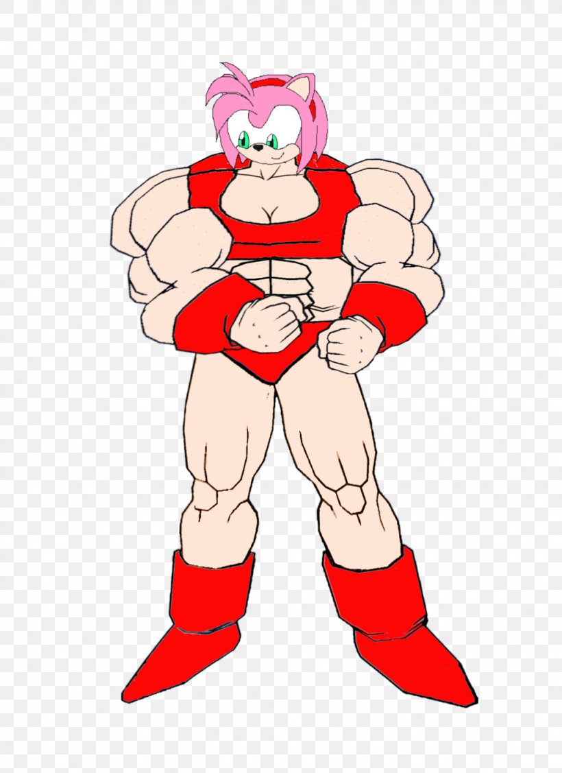 Amy Rose Muscle Hypertrophy Bodybuilding, PNG, 1024x1408px, Watercolor, Cartoon, Flower, Frame, Heart Download Free