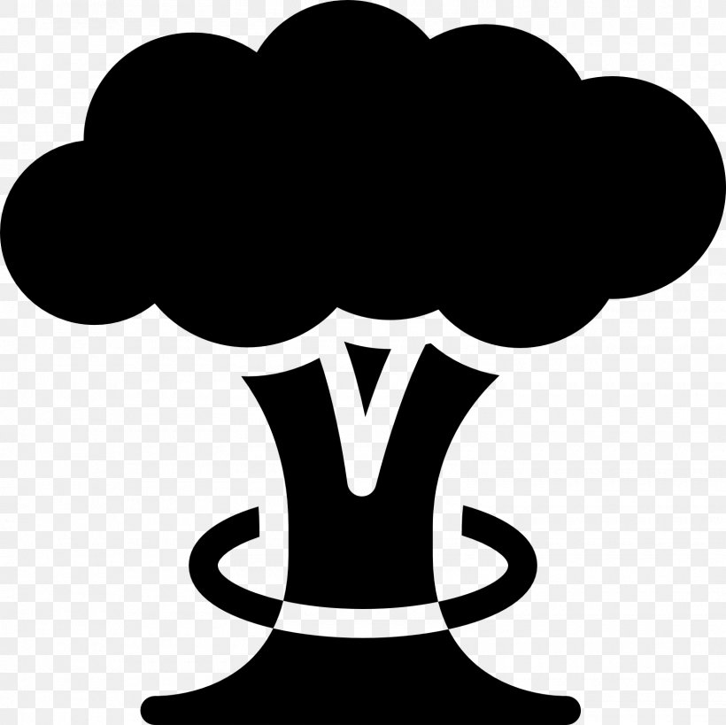 Mushroom Cloud, PNG, 1600x1600px, Mushroom Cloud, Black, Black And White, Cloud, Explosion Download Free