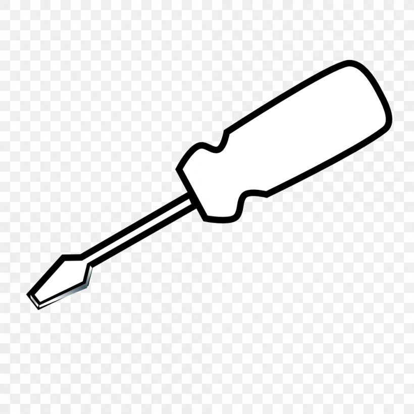 Screwdriver Free Content Clip Art, PNG, 999x999px, Screwdriver, Animation, Auto Part, Black And White, Coloring Book Download Free