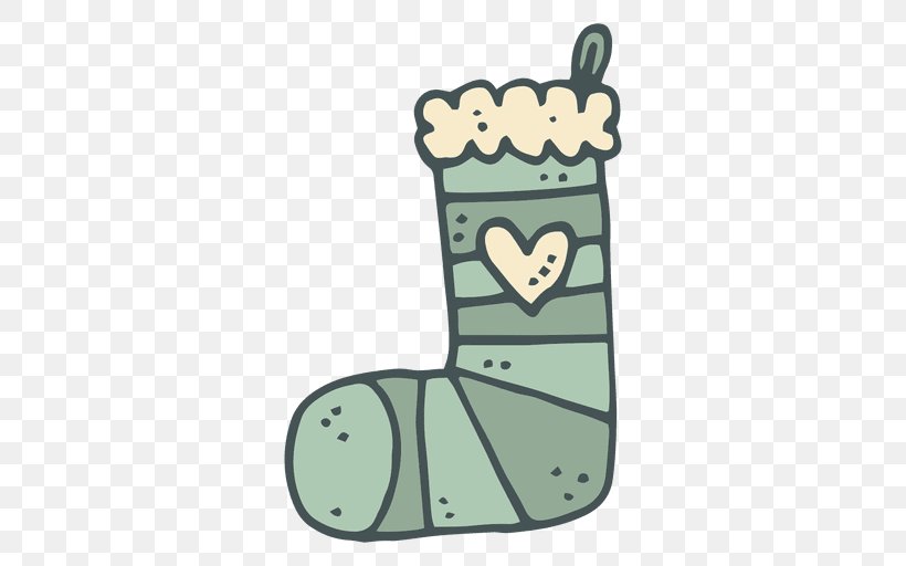 Christmas Stockings Sock Drawing Clip Art, PNG, 512x512px, Watercolor, Cartoon, Flower, Frame, Heart Download Free