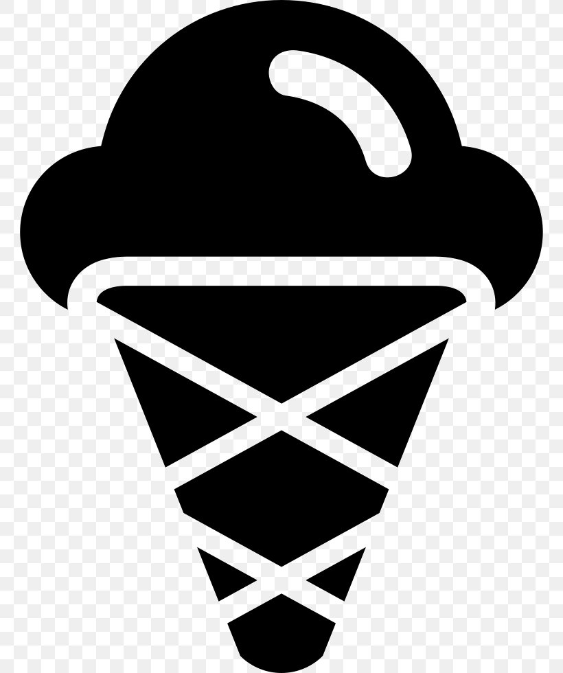 Ice Cream Cones Vector Graphics, PNG, 762x980px, Ice Cream, Black, Black And White, Chocolate Ice Cream, Cone Download Free