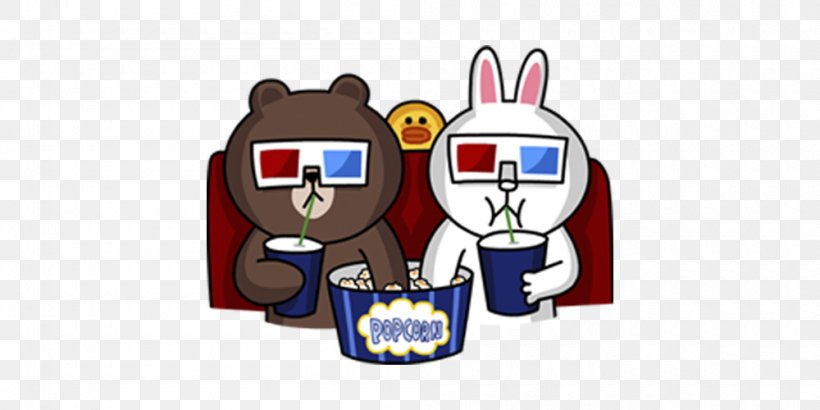 Line Friends LINE BROWN FARM Sticker Bear, PNG, 1000x500px, Line Friends, Bear, Cartoon, Emoji, Fictional Character Download Free