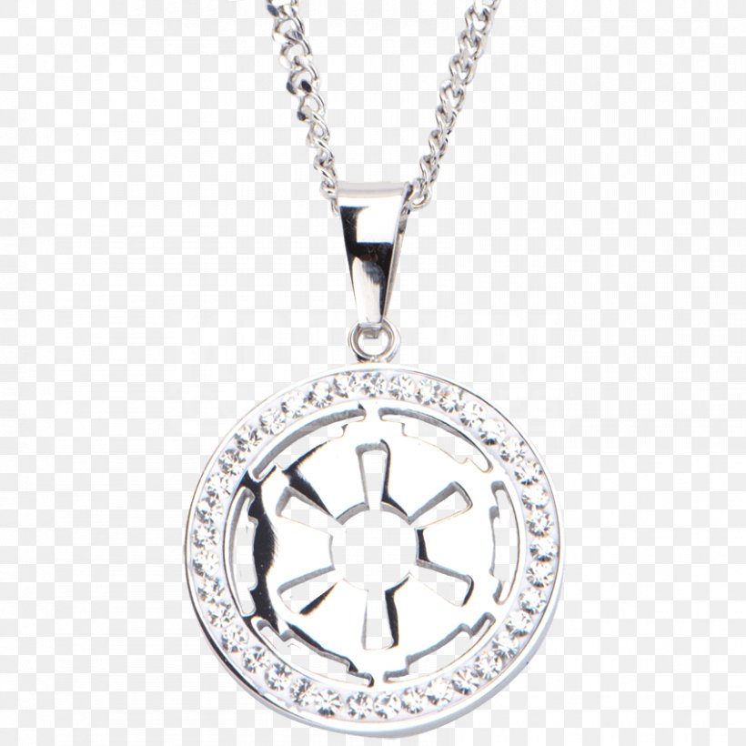 Necklace Galactic Empire Locket R2-D2 Star Wars, PNG, 850x850px, Necklace, Body Jewelry, Chain, Charms Pendants, Diamond Download Free